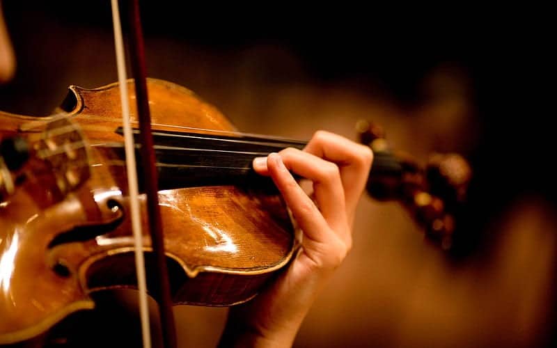 Violino com som fraco