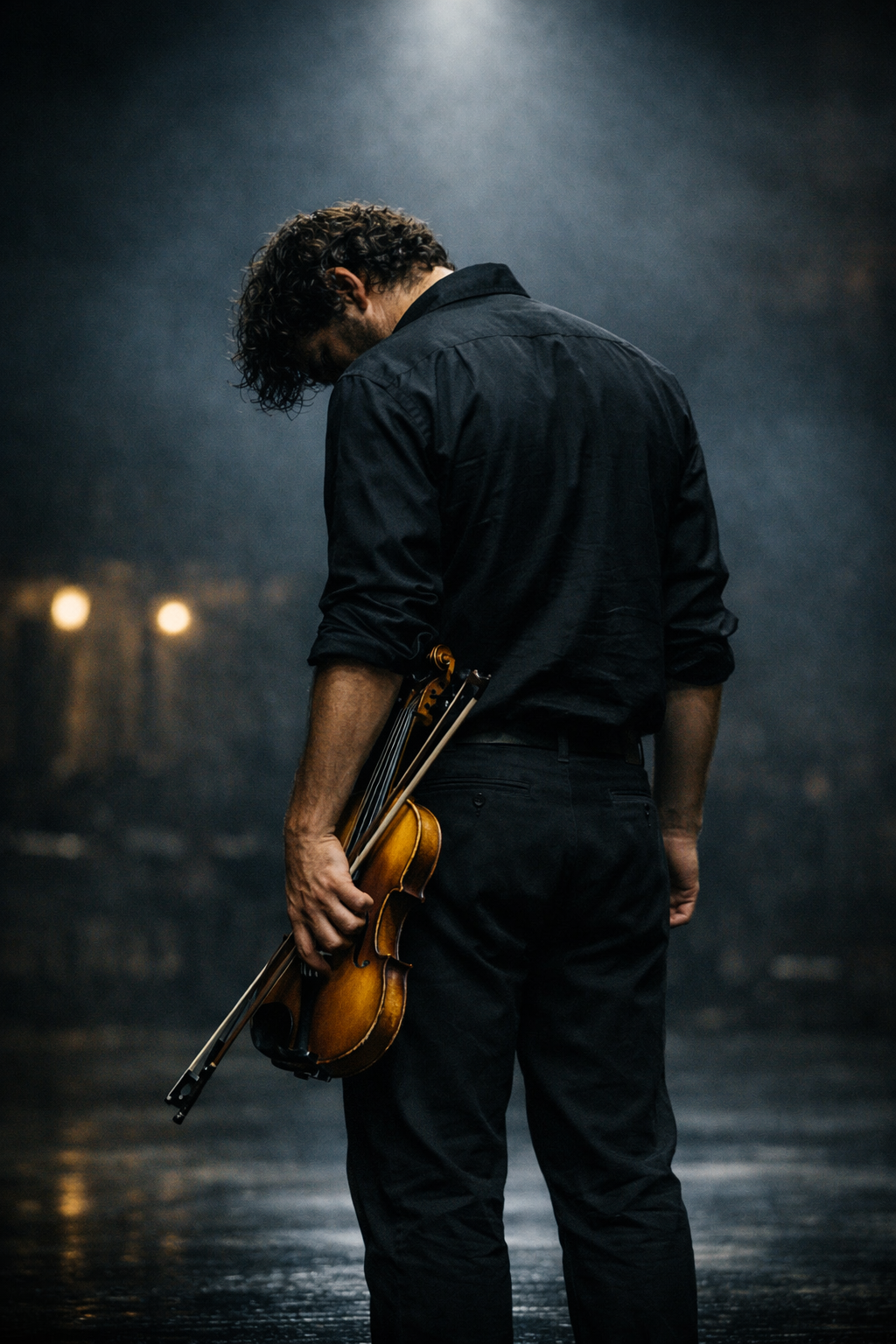 Violinista desmotivado